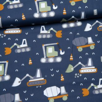 Webware Baustellenfahrzeuge dunkelblau