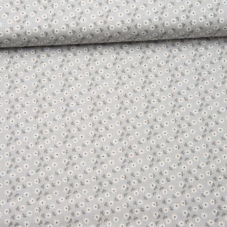 Webware Kleine Blümchen grau