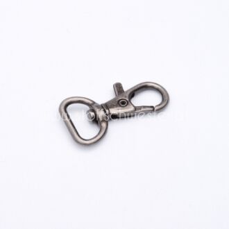 15mm Karabinerhaken anthrazit