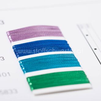 Farbkarte Metallic - Metallicgarn