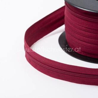 3mm Endlos-Reißverschluss weinrot