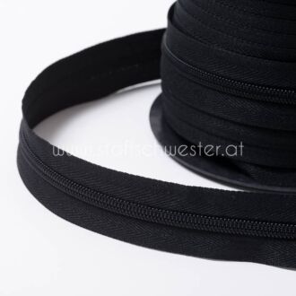 5mm Endlos-Reißverschluss schwarz