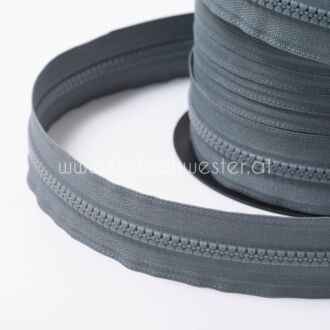 5mm Profil-Endlosreißverschluss mittelgrau