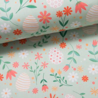 *SALE* Easter Eggs Baumwolle mint