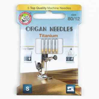 Organ Titanium Nadeln 80, 130/705H, Eco Pack