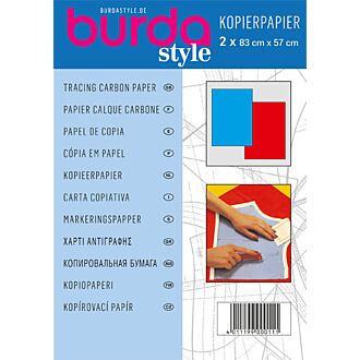 Burda Kopierpapier rot-blau