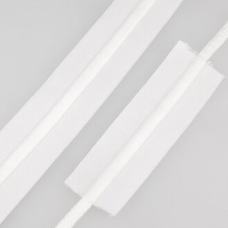38mm Bund-Gummi mit Kordelzug weiß