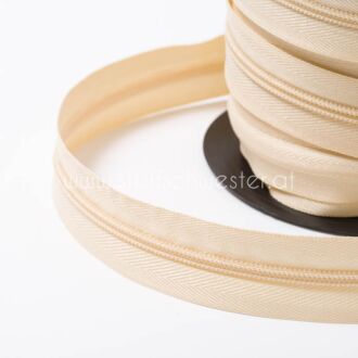5mm Endlos-Reißverschluss hellbeige