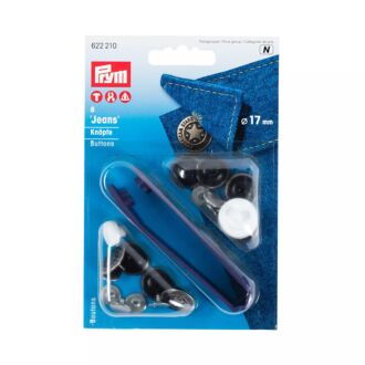 Prym 17mm Nähfrei-Jeans-Knopf 