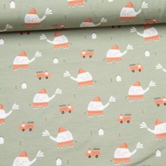 Elefantenfeuerwehr Jersey grün