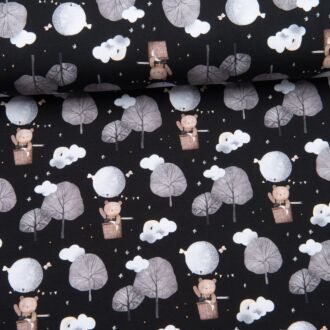 Gute Nacht Bär Jersey schwarz